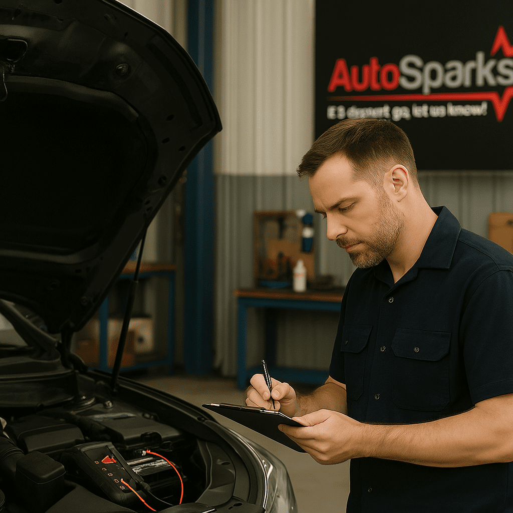 Auto Electrician at Work in Workshop; auto electrical check cost Ashburton